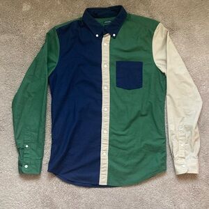 Gap Men’s Colour Blocked Oxford Button Down Shirt
